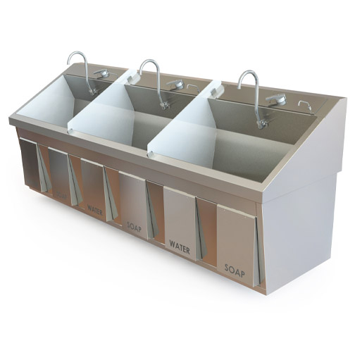 Scrub Sinks - Healthcare Products - Spire Integrated Solutions